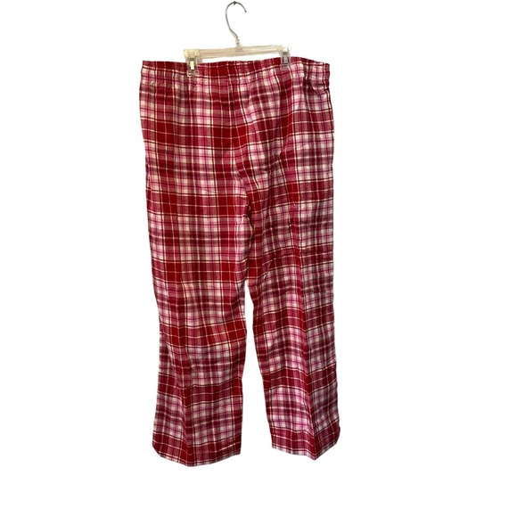NWT Gap Red Plaid Flannel Pajama Pants - Picture 2 of 6